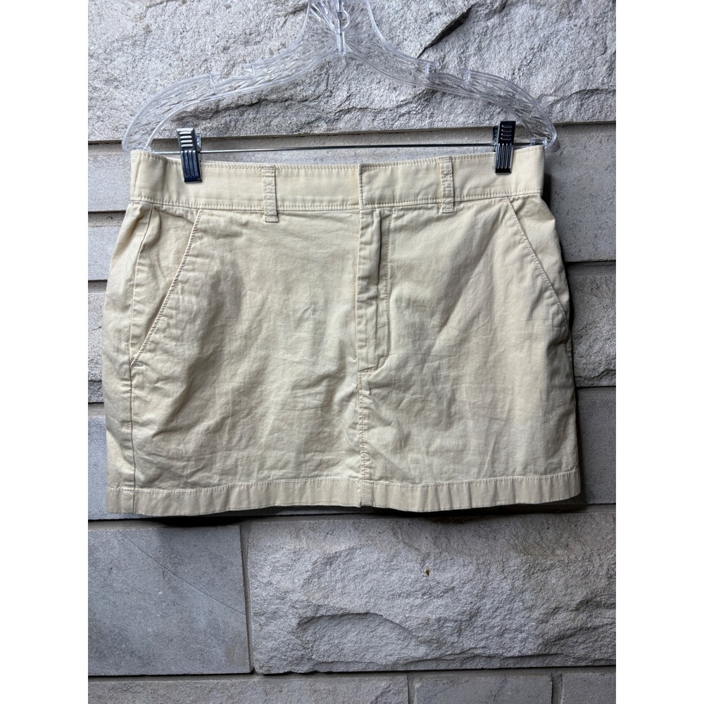 Abercrombie & Fitch Cream Mini Skirt